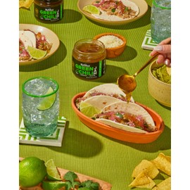 Big Whisk Green Chili Jam – Sweet and Spicy Spread, Perfect for Marinades, Glazes, Dips, and Appetizers – 12.5oz Jar – Gluten-Free & Vegan