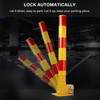 Vechkom Folding Parking Post Parking Barrier Spring Type Thickened Parking