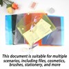 Pack of 10 Document Wallets A5 Filing Colours Document Folder