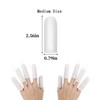 480PCS Latex Finger Cots, Disposable Finger Protector, Durable High Elastic