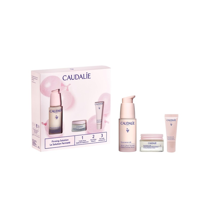 Caudalie Resveratrol-lift Set Reafirmante 3 Pasos, Srum 30 Ml +