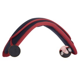 UOZL Universal Shoulder Pads for Bags Non-Slip Thick Enhance The Comfort and Stability of Shoulder Bags/Messenger Bags/Backpacks and Belts - Perfect for Outdoor Sports Enthusiasts(Red Black)