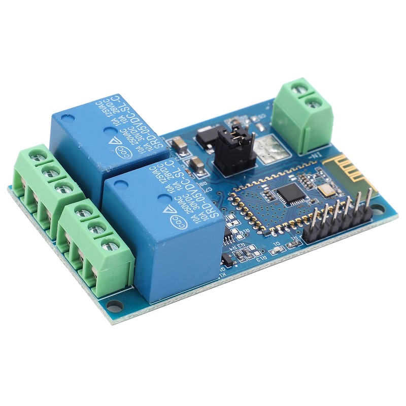 Bluetooth Relay Module 2‑Way for Android Mobile Phone APP Wireless