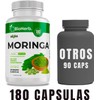 BioHerb. Moringa 100% Pura (180 Capsulas 500mg) - [Potente SuperFood]