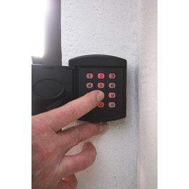 HOMEPILOT Codeschloss für Garagentorantrieb classic und premium smart & RolloPort S1, S2, SX5 DuoFern, Garagentor Codetaster 433,9 MHz für Außen mit Pin-Eingabe, Funk und batteriebetrieben