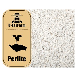 O-FarFarm Chunky Perlite Bulk, Horticultural Pearlite Coarse Perlite for Plants Indoor, Additive Conditioner Mix, Improve Drainage and Ventilation, Help Root Growth (4-8mm, 1qt)