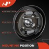 A-Premium Brake Wheel Cylinders Compatible with Honda FourTrax 300 1988-2000