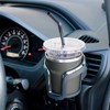 Perseed PDK2113 Car Supplies, Drink Holder, Stainless Steel Thermo-Tumbler, Gray