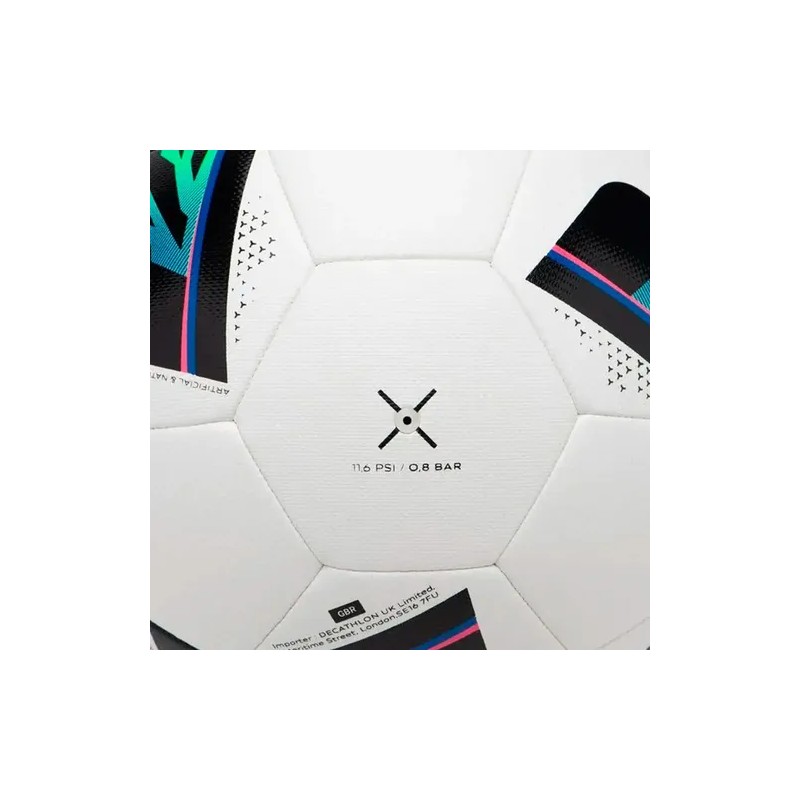 Balón de fútbol híbrido Fifa Basic, tamaño 5, color blanco
