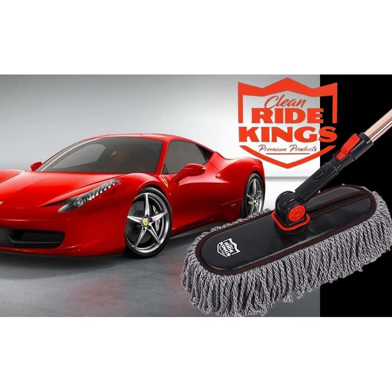 Car Duster Grey Set-Stocking Stuffers Gifts for Men Women-Microfiber Multipurpose