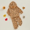 Licupiee Infant Boys Tiger Pants Set Striped Long Sleeve Hooded