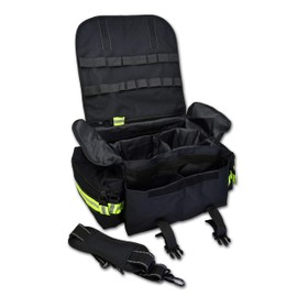Lightning X Customizable Small Medic First Responder EMT Trauma Bag w/Embroidered Name Patch - Black
