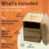 Owl House Cedar - Prebuilt Barn & Screech Owl Nesting