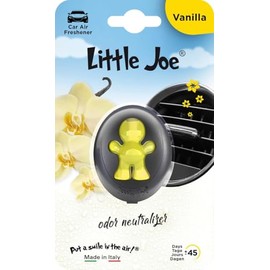 Little Joe Liquid Membrane Car Air Freshener for Mounting on Any Ventilation Grille +/-45 Days Freshness in the Car (Vanilla/Yellow)