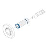 Olympia Faucets P-1232 Two Handle Shower Set, Chrome Finish