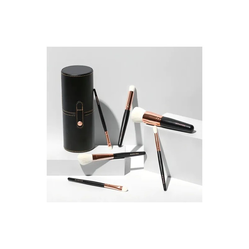 Morphe Rosé Away Juego De Brochas De Viaje De 6