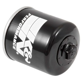 K&N Motorcycle Oil Filter: High Performance, Premium, Designed to be used with Synthetic or Conventional Oils, Wrench Off Nut: Fits Select Honda, Kawasaki, Triumph, Yamaha Motorcycles, KN-204-1