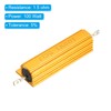 PATIKIL 100W 1.5 Ohm Aluminum Shell Resistor, 2 Pack Aluminum