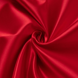 Toray T880-1 Silk Satin Fabric, Approx. 48.0 inches (122 cm) x 3.3 ft. (1 m) Cut, Color 39: Red
