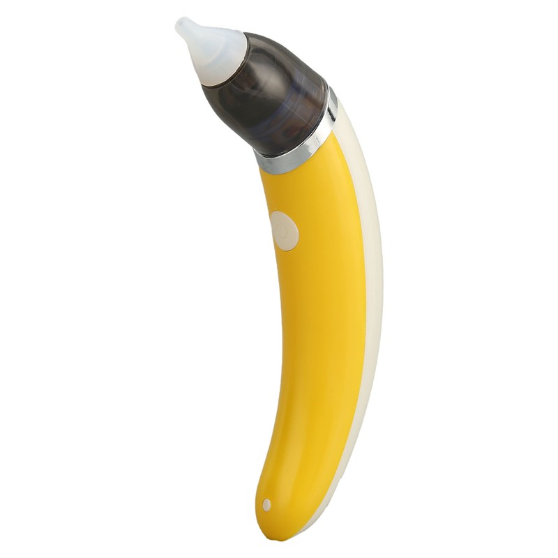 Electric Ear Nose Suction Set White Yellow Cleaning Multi Function