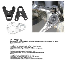 Fockety 20pcs Outboard Trim Tilt Pin Wrench Tool Set Alloy Steel MT0004 MT0006 MT0009 Hydraulic Steering End Cap Removal Tool