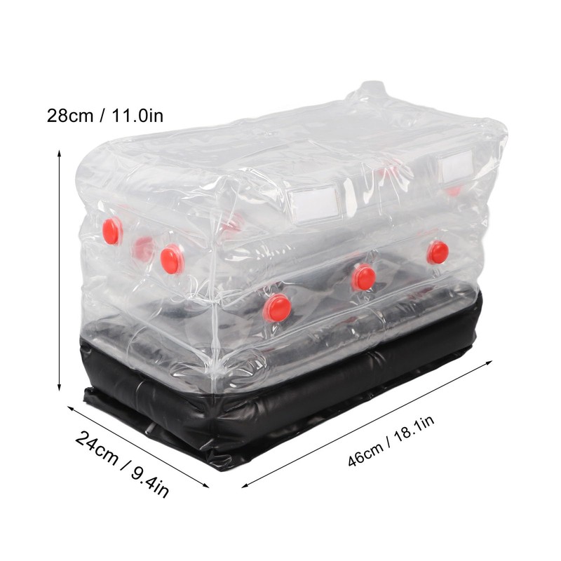 Tnfeeon Versatile Inflatable Mushroom Growing Kit, Portable Monotub Set with