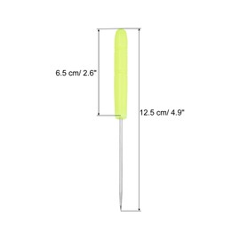 PATIKIL Badminton Racket Stringing Awl, 5 Pack Tennis Racket Racquet String Straight Awls Guiding Tool, Yellow