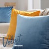 Deconovo Set of 2 Large Crushed Velvet Cushion Covers 65cm
