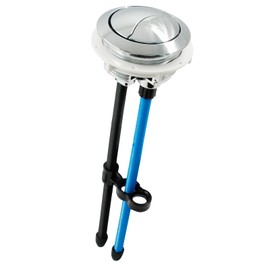 Bonsicoky Toilet Push Button 48mm Thread Diameter, Dual Push Flushing Toilet Tank Button for Toilet, 1 Pcs