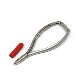 Sam Cuticle Nipper Cuticle Cutter Inox Satin Jaw 3 mm Single Spring, Round Box Joint