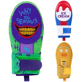 RVRAYS Baseball Sliding Mitt - Sliding Mitt for Youth - Drippy Drip Accessory Gingerbread Man, Ice Cream, Scary HaHa - Softball