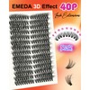 EMEDA 3D Effekt cluster Wimpern 40D Wimpernbüschel Wimpern extensions 8-16mm