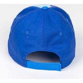 CERDÁ LIFE'S LITTLE MOMENTS Children's Hat with Stitch Visor - Blue - Size 53 cm - Made of 65% Cotton and 35% Polyester - Stitch Print - Original Product, Designed in Spain, Blue, One Size, blue