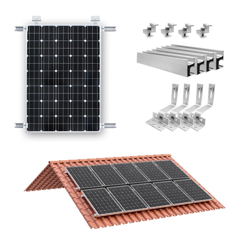 Heavy Duty Solar Mounting Kit for Concrete Tile and Slate