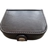 Lorenz Goat Nappa Leather Square Tray Purse with note section
