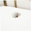 WOONEKY Beauty Salon Bedsheet with Face Hole Elastic Table Cover