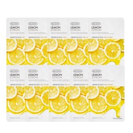 The Face Shop Grinded Lemon Mask Sheets 10 sheets / 더페이스샵 갈아만든 레몬 마스크 시트 10매