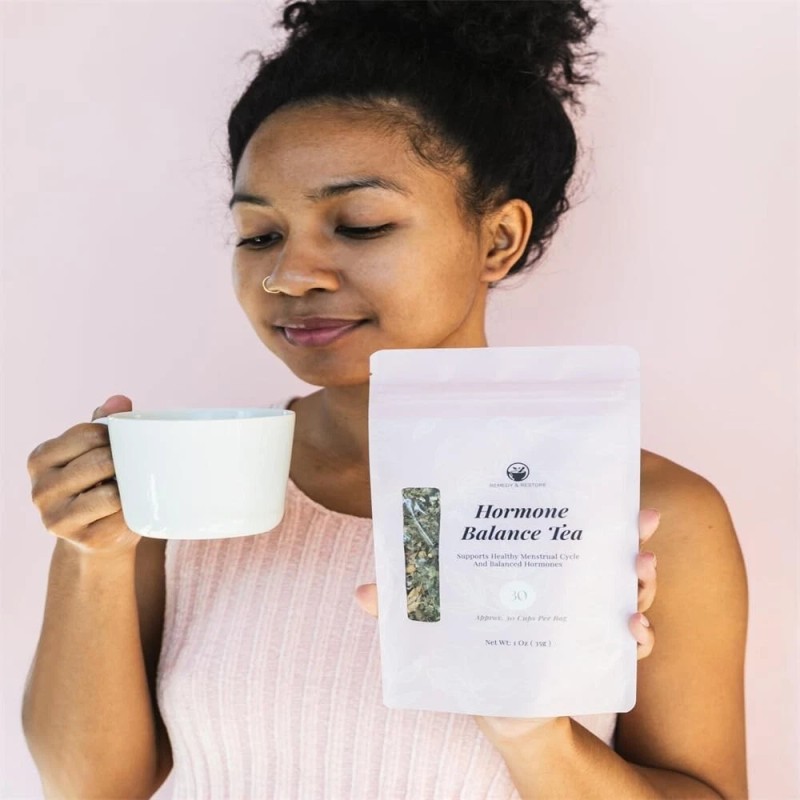 Maani Essence Hormone Balance Tea for Women, Organic Herbal Tea