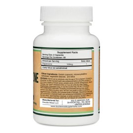 Double Wood Pregnenolone 100 mg 120 Cpsulas  Suplemento Diettico para Memoria, Energa y Salud Hormonal                                                