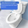 Spalivivre Bidet attachment, bidet attachment for toilet, double nozzles, water