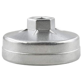 AHL 903 Cap 74mm 14 Flutes Oil Filter Wrench 1/2" Square Drive Oil Filter Removel Tools Filter Socket Wrench Spanner Hand Tool for Lionel, Hafei, Mazda, Family, Primal, Geely