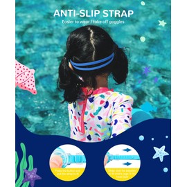 NSSIW Goggles Kids Swim Swimming-Goggles-for-Kids: Anti Fog Kids Goggles with No Leak and UV400 3 Pack Age 6-16