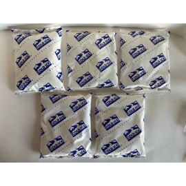 Cool Gear 5 Packs Cold Ice Reusable Gel Refrigerant Packs Great For Travel , Camping, New