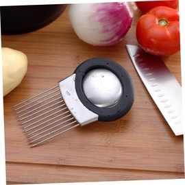 Alipis Onion Holder Holder for Slicing Chopper Stainless Steel Fork Odor Easy to Clean