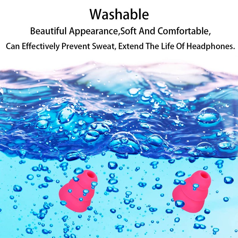 DMZHY Triple Flange Ear Tips 9 Pairs SML Earbud Tips