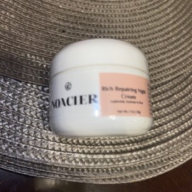 Creme Noacier Hyaluronic Rich Repairing Night Face Cream, Anti-Aging, Wrinkle Free 1oz