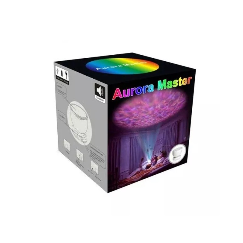 Master Aurora Master Projector Night Light Lamp with Speaker