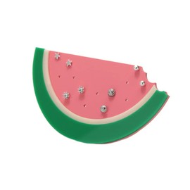 TIELO Watermelon Earring Freestanding Display Stand Acrylic Stud Earring Holder Jewellery Rack