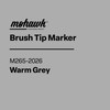 Mohawk Brush Tip Graining Marker (Warm Grey)