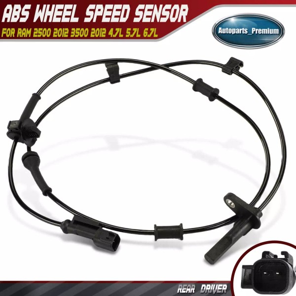 Unbranded Rear Left Driver ABS Wheel Speed Sensor for Ram